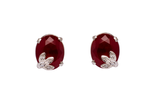 Leaf Charm (Maroon)
