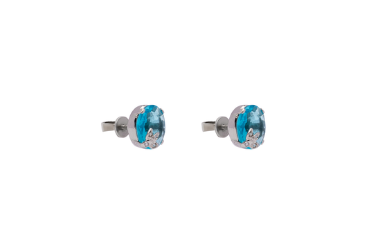 Leaf Charm (Aqua Blue)